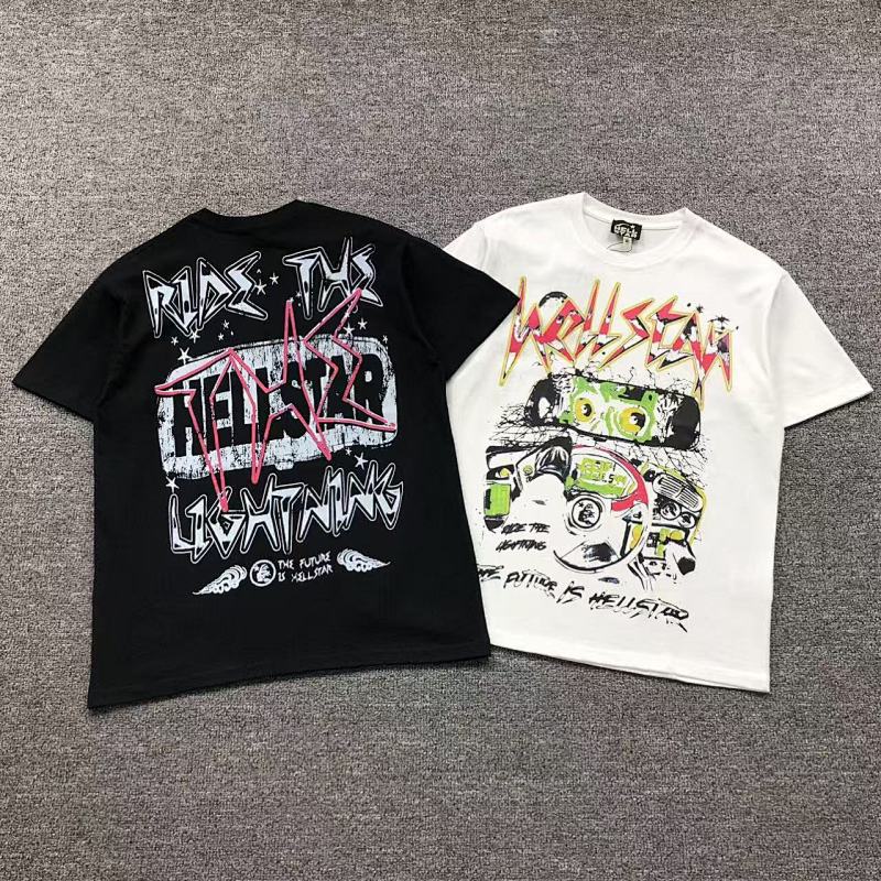 HELLSTAR T-SHIRT 56281989（im 170cm 60kg i wear size S in the phot）