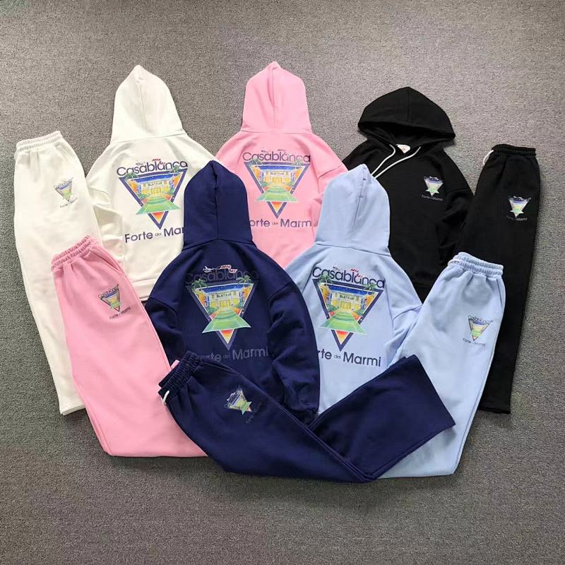 CASABLANCA HOODIE TROUSERS 5112910127（im 170cm 60kg i wear size M in the phot）