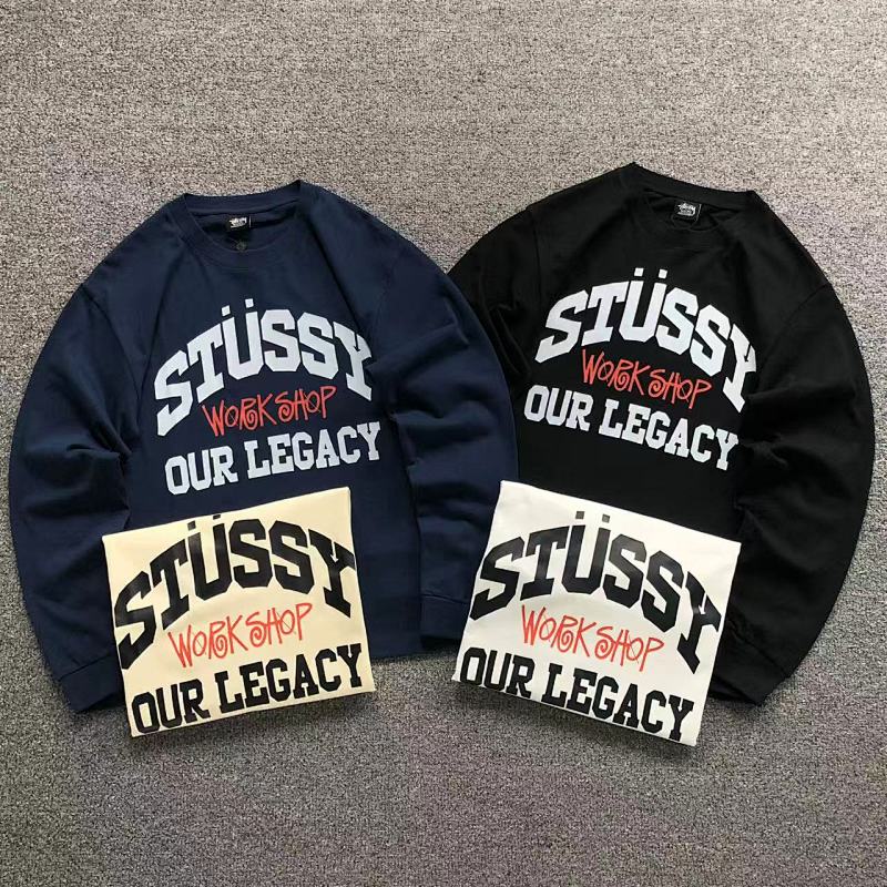 STUSSY LONG SLEEVED 22041327001（im 170cm 60kg i wear size M in the phot）