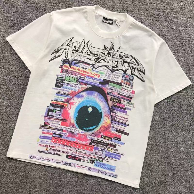 HELLSTAR T-SHIRT 505090517（im 170cm 60kg i wear size S in the phot）