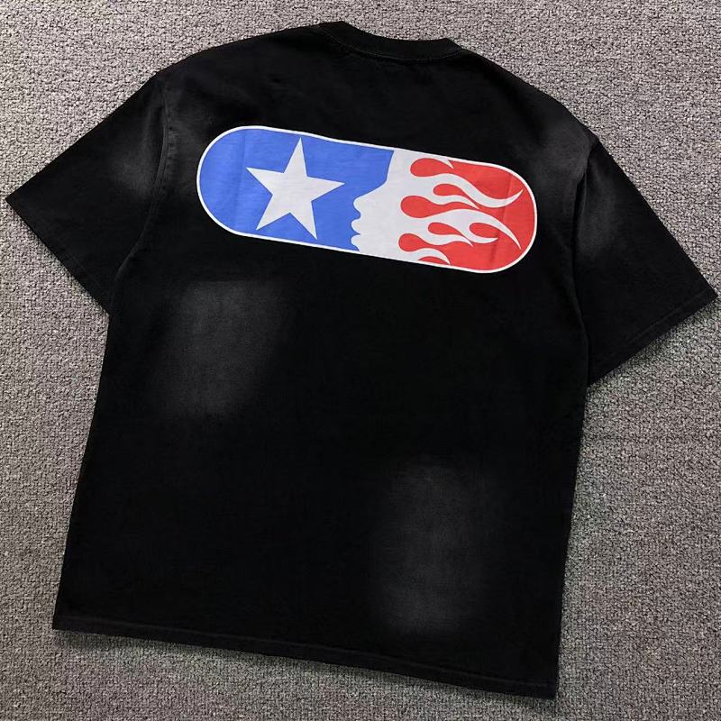 HELLSTAR T-SHIRT 3204072517（im 170cm 60kg i wear size S in the phot）