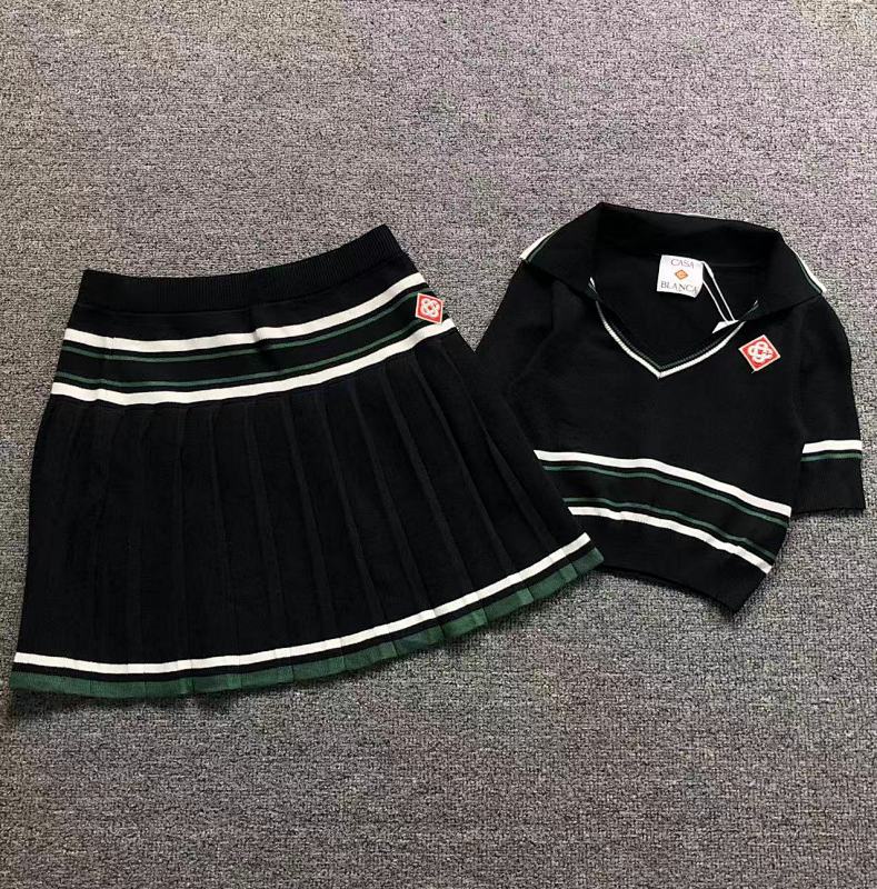 CASABLANCA SWEATER SHORT SKIRT FEMAIE STYIE 5101727127
