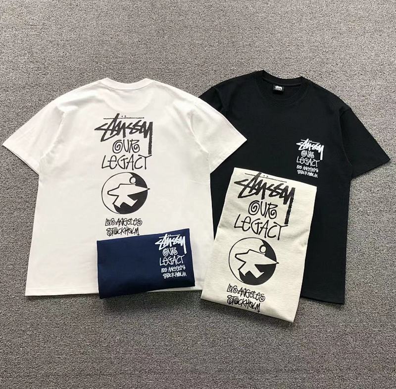 STUSSY T-SHIRT 3104090631（im 170cm 60kg i wear size M in the phot）