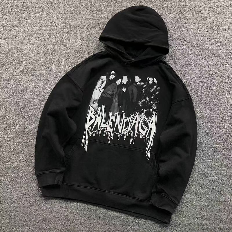 BALENCIAGA HOODIE 4122724163（im 170cm 60kg i wear size XS in the phot）