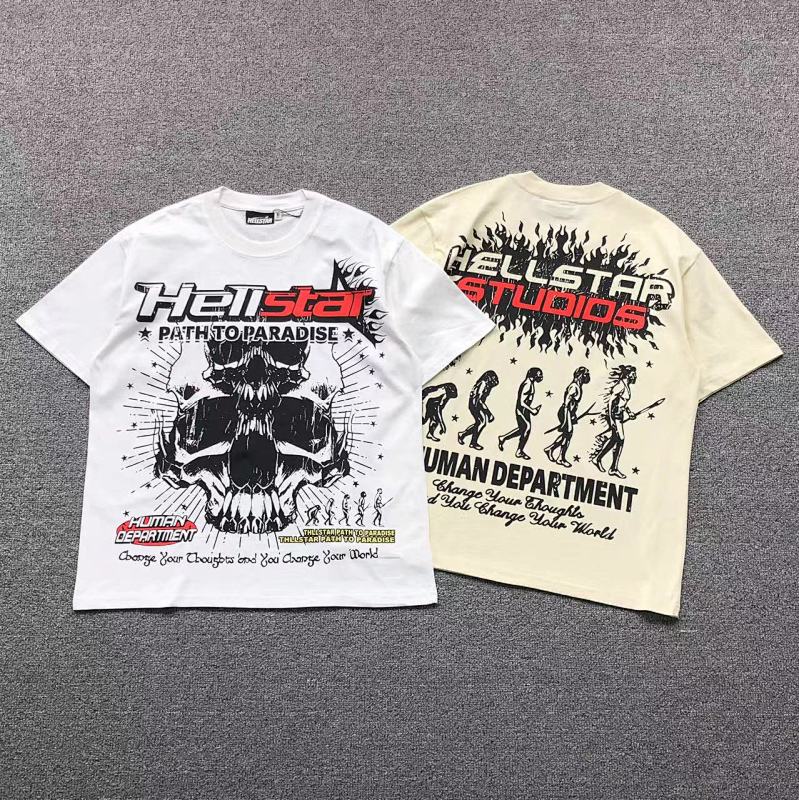 HELLSTAR T-SHIRT 502261117（im 170cm 57kg i wear size S in the phot）