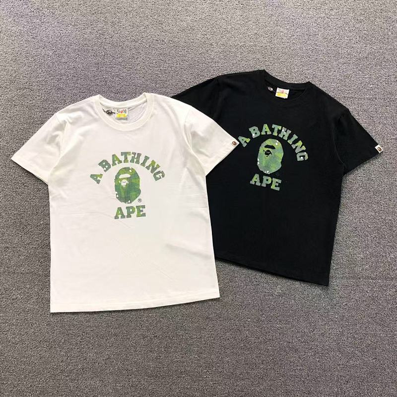 BAPE T-SHIRT 4107301798（im 170cm 60kg i wear size S in the phot）