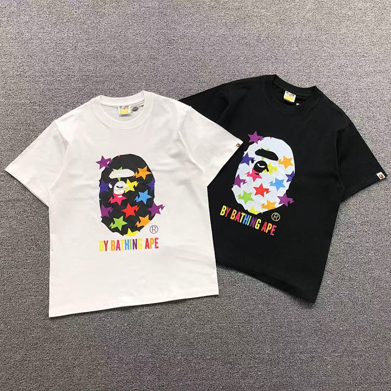 BAPE T-SHIRT 4105030598（im 170cm 60kg i wear size S in the phot）