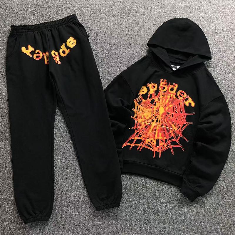 TOP TROUSERS SP5DER HOODIE TROUSERS 22081010125 （im 170cm 60kg i wear size M in the phot）