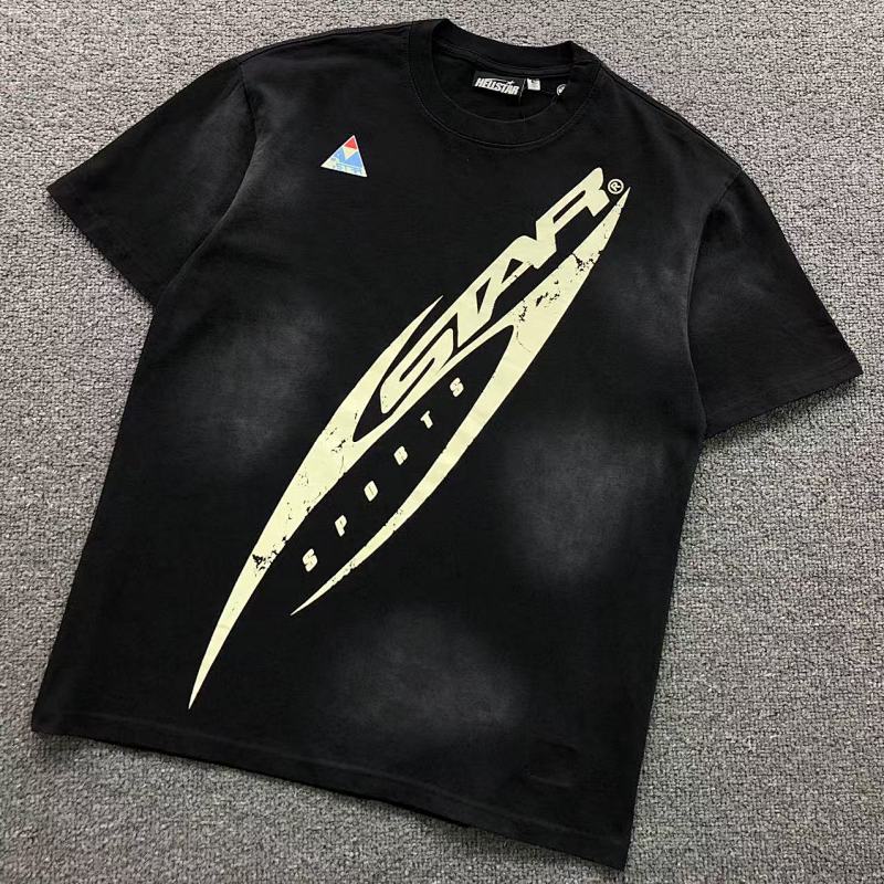 HELLSTAR T-SHIRT 3107012817（im 170cm 60kg i wear size S in the phot）