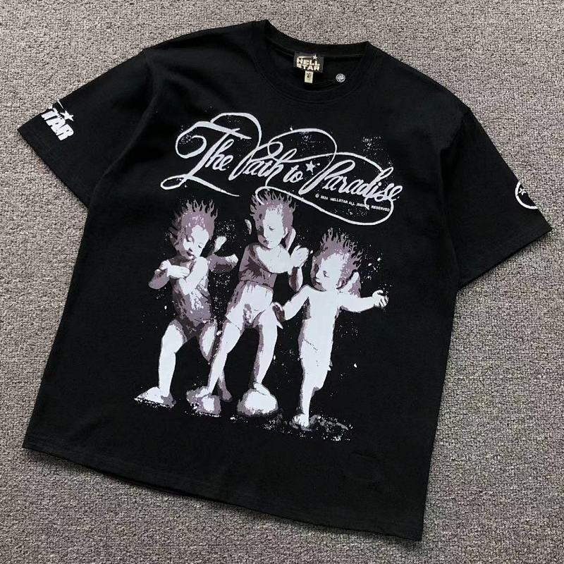 HELLSTAR T-SHIRT 504151489（im 170cm 60kg i wear size M in the phot）