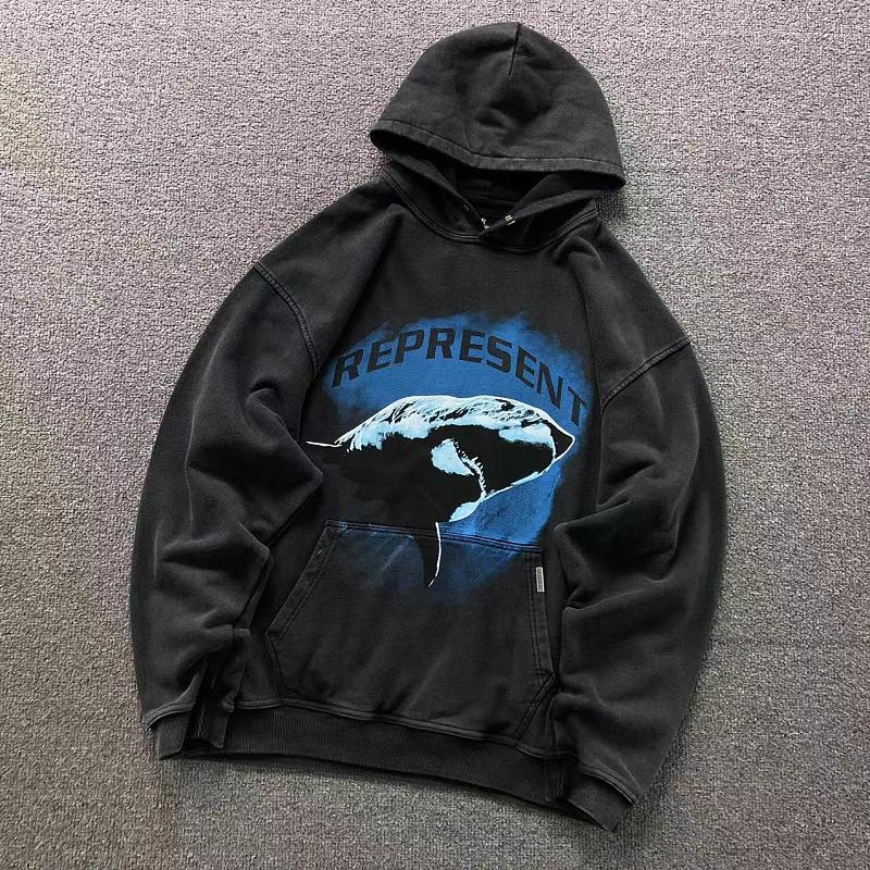 REPRESENT HOODIE 22042906125（im 170cm 60kg i wear size M in the phot）