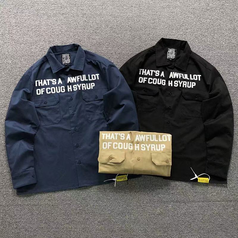 COUGH SYRUP SHIRT 3112060672（im 170cm 60kg i wear size M in the phot）