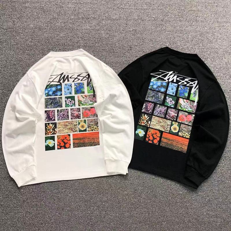 STUSSY LONG SLEEVED 22041318001（im 170cm 60kg i wear size M in the phot）