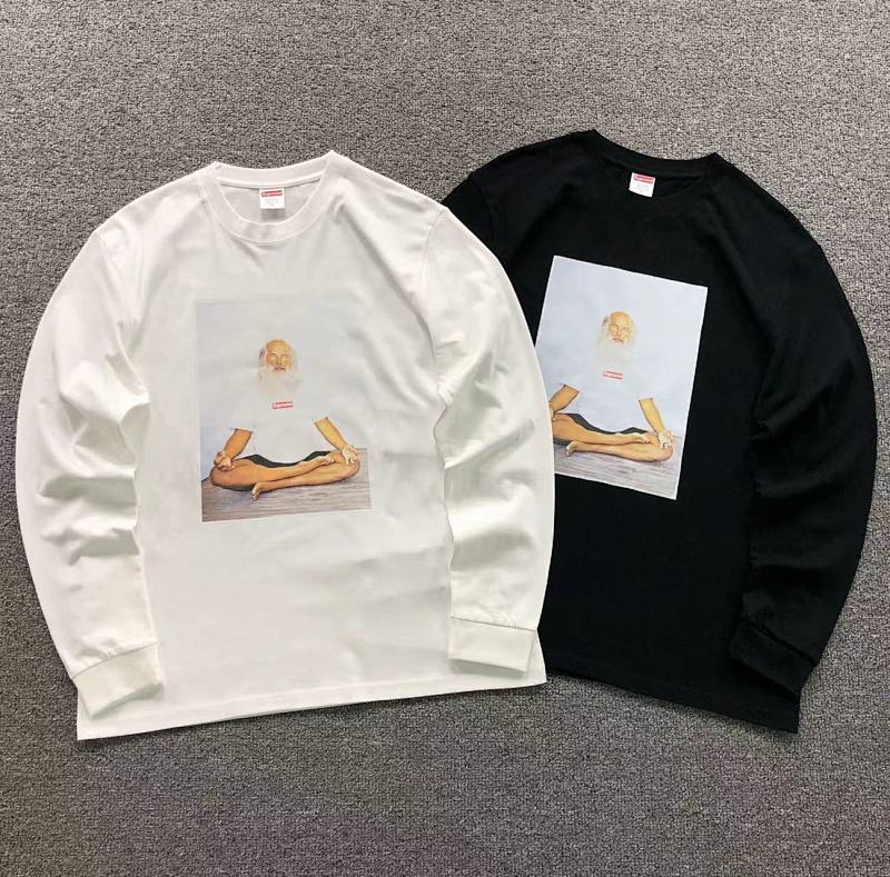 SUPREME LONG SLEEVED 582011123（im 170cm 60kg i wear size M in the phot）