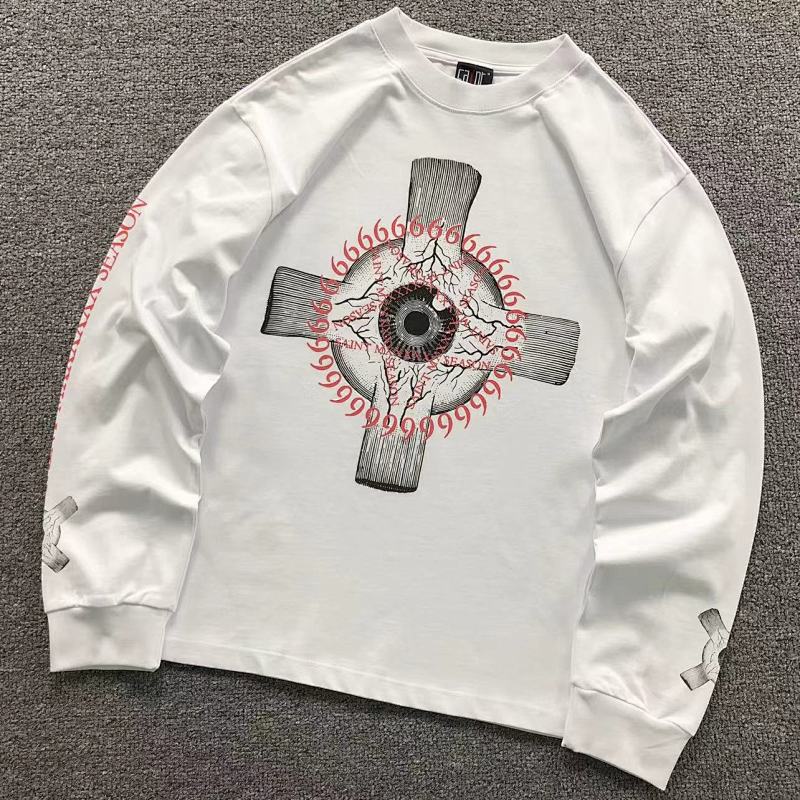 SAINT MICHAEL LONG SLEEVED 3110082317（im 170cm 60kg i wear size S in the phot）