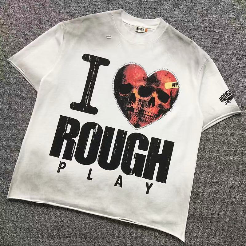 ROUGH PLAY T-SHIRT 526240841（im 170cm 60kg i wear size M in the phot）