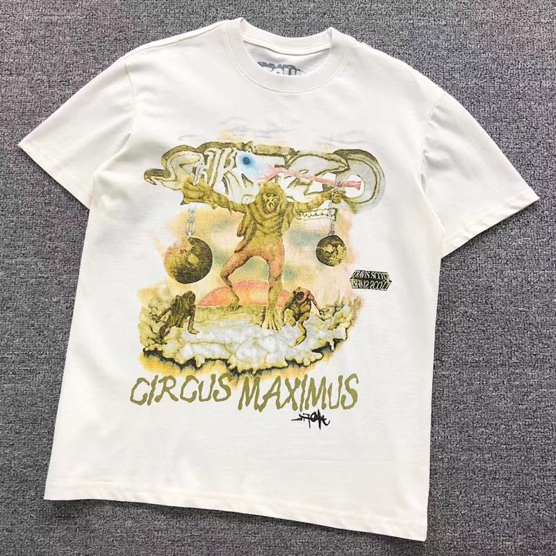 TRAVIS SCOTT T-SHIRT 411134046（im 170cm 57kg i wear size S in the phot）