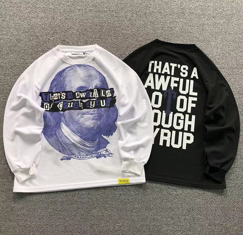 COUGH SYRUP LONG SLEEVED 58081278（im 170cm 60kg i wear size M in the phot）