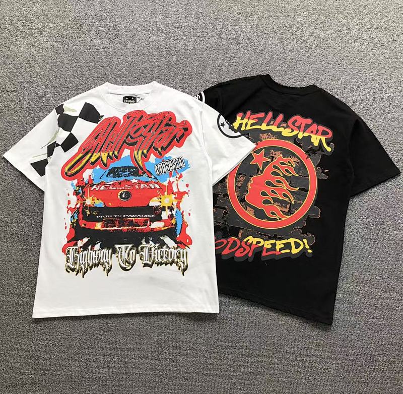 HELLSTAR T-SHIRT 3105192496（im 170cm 60kg i wear size M in the phot）