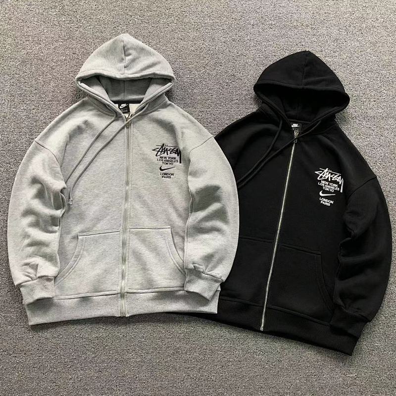 STUSSY NIKE HOODIE 57290182（im 170cm 60kg i wear size S in the phot）