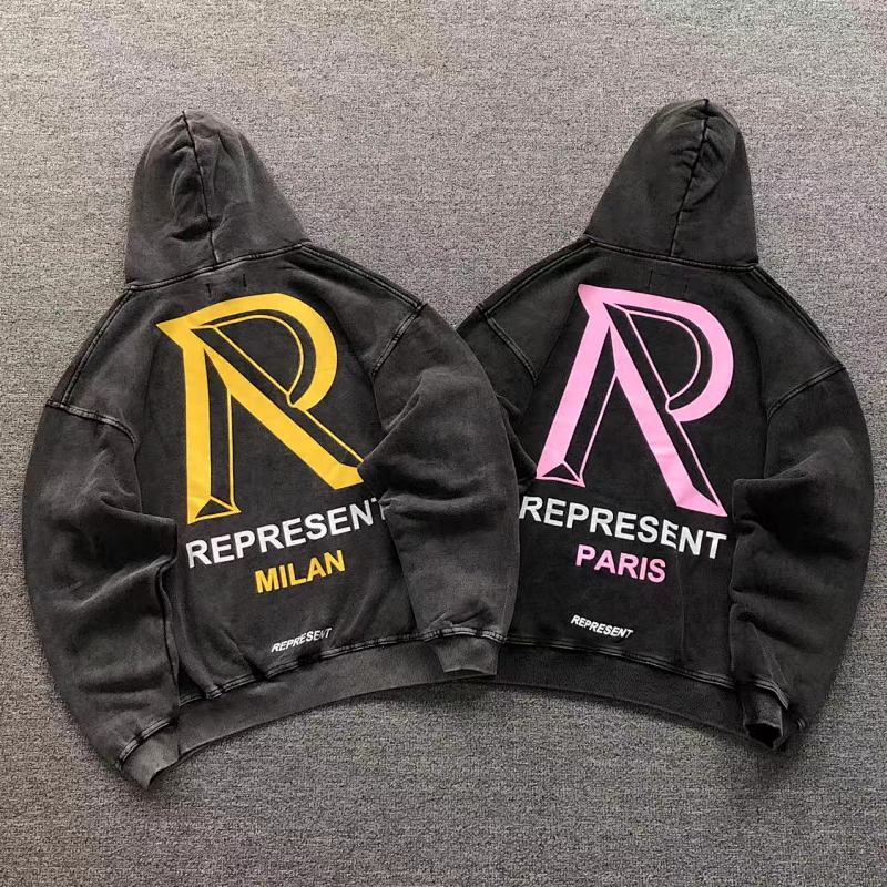 REPRESENT HOODIE 510031191（im 170cm 60kg i wear size S in the phot）