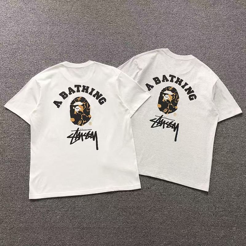 STUSSY BAPE T-SHIRT 3104111731（im 170cm 60kg i wear size M in the phot）