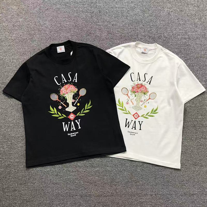 CASABLANCA T-SHIRT 1112051232（im 170cm 60kg i wear size M in the phot）