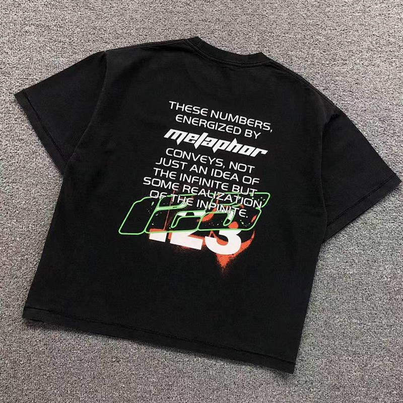 R⭐⭐123 T-SHIRT 3111150117（im 170cm 60kg i wear size S in the phot）