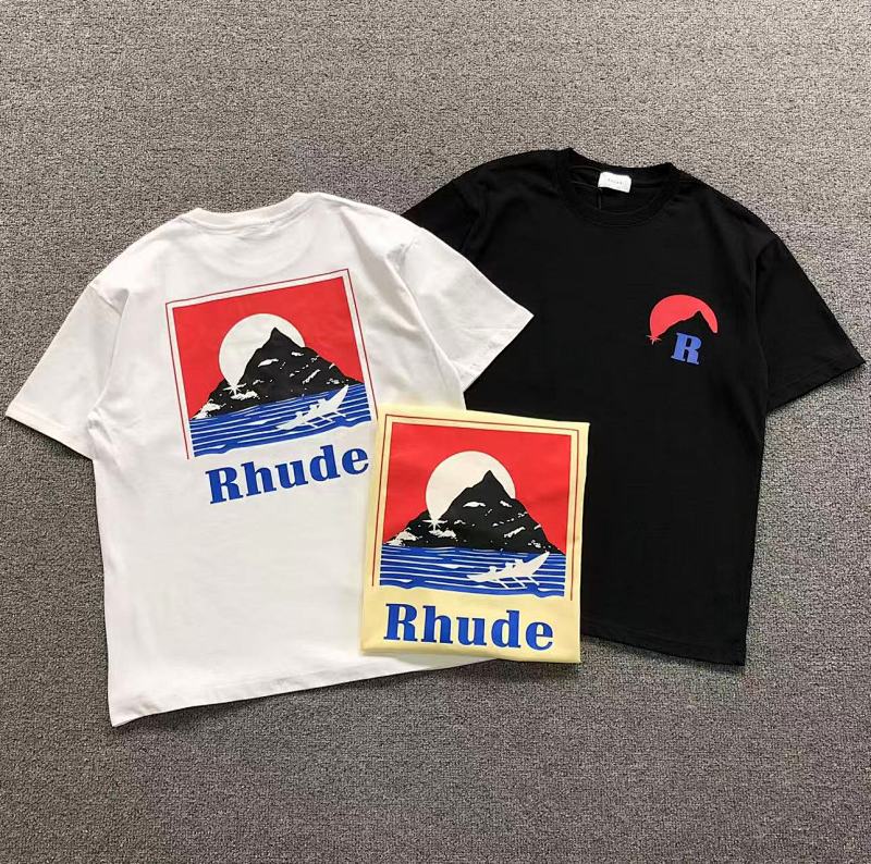 RHUDE T-SHIRT 3204071717 （im 170cm 60kg i wear size S in the phot）