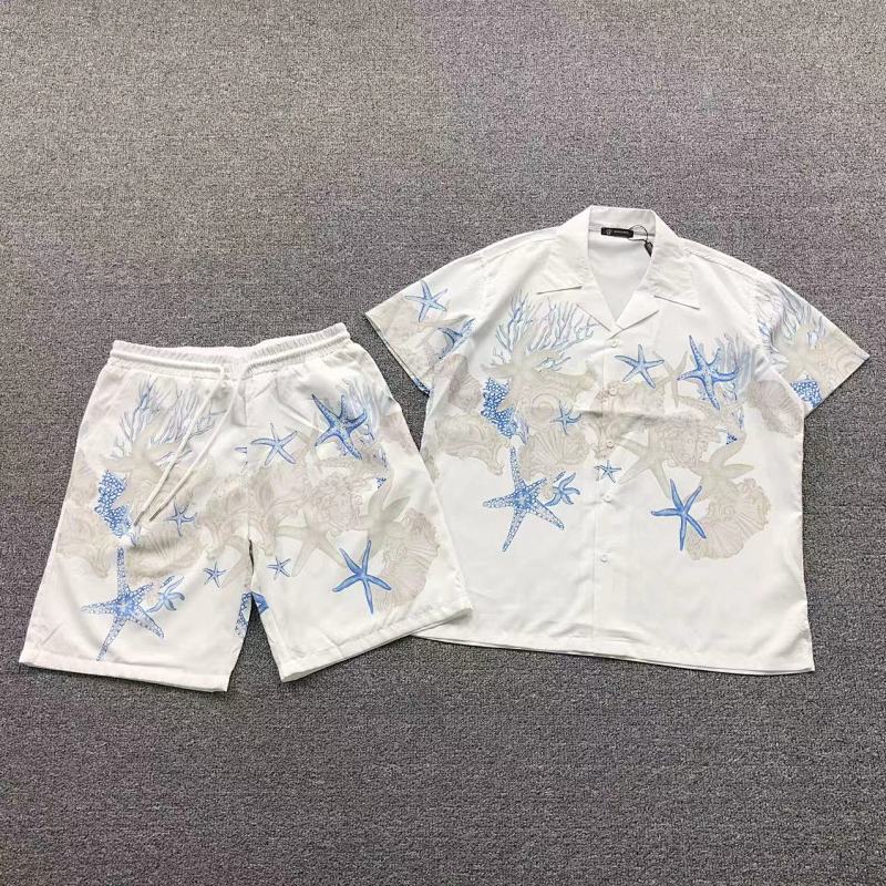 TOP SHORTS VERSACE SHIRT SHORTS 111201439（im 170cm 55kg i wear size L in the phot）