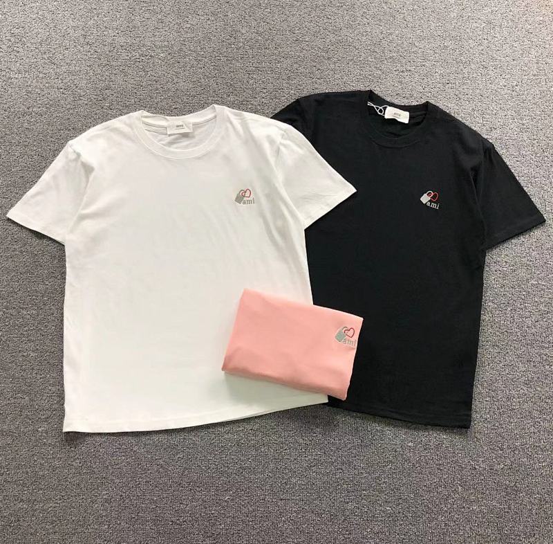AMI T-SHIRT 219223101（im 170cm 60kg i wear size M in the phot）