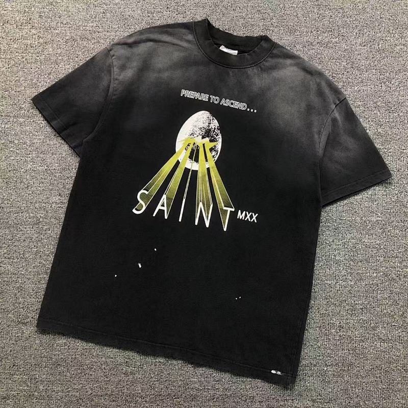SAINT MICHAEL T-SHIRT 3203141817（im 170cm 60kg i wear size S in the phot）