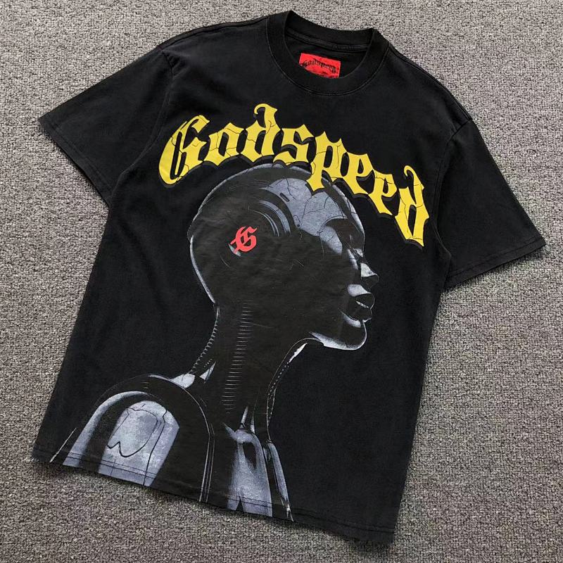 GODSPEED T-SHIRT 1104292317（im 170cm 60kg i wear size S in the phot）