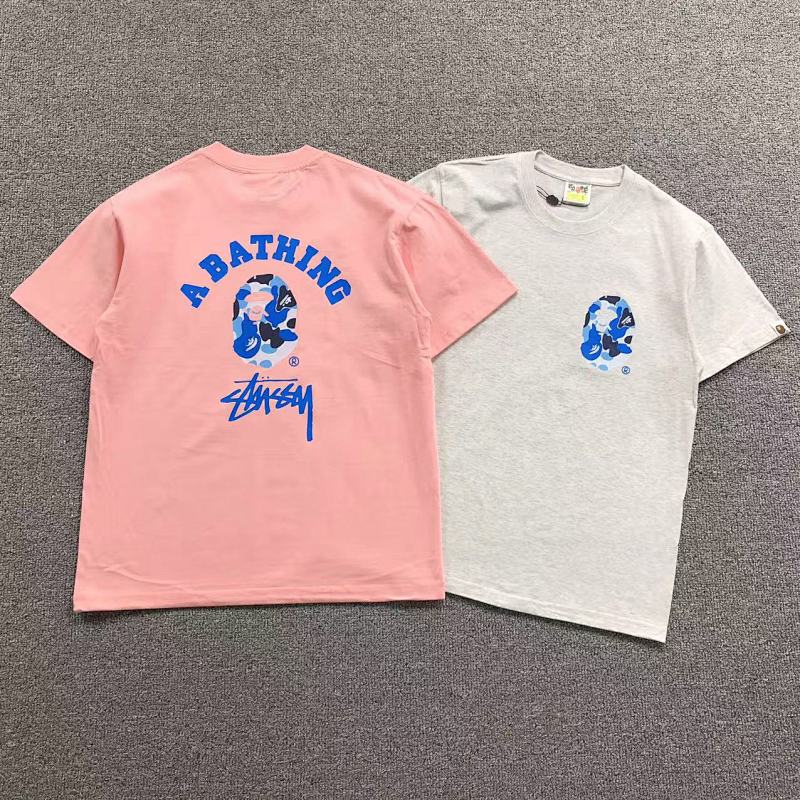 BAPE STUSSY T-SHIRT 1102101042（im 170cm 57kg i wear size S in the phot）