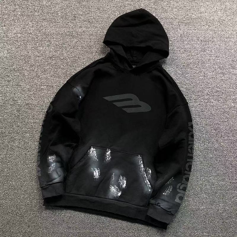 BALENCIAGA HOODIE 4122722163（im 170cm 60kg i wear size XS in the phot）