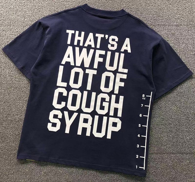 COUGH SYRUP T-SHIRT 526290191（im 170cm 60kg i wear size M in the phot）