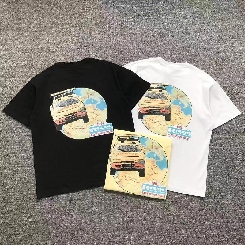 RHUDE T-SHIRT 3208060617（im 170cm 60kg i wear size S in the phot）