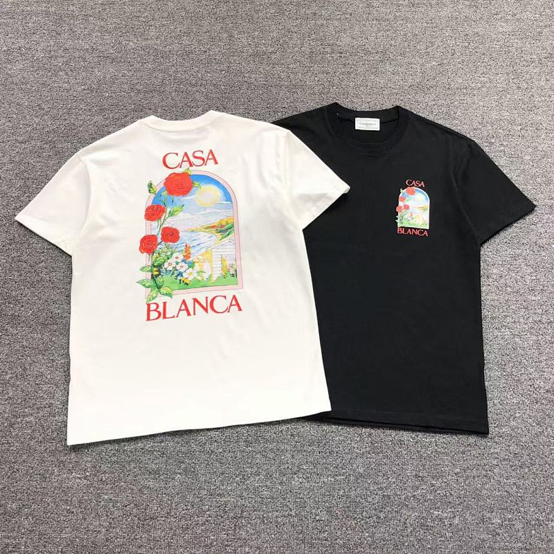 CASABLANCA T-SHIRT 3103080232（im 170cm 55kg i wear size M in the phot）