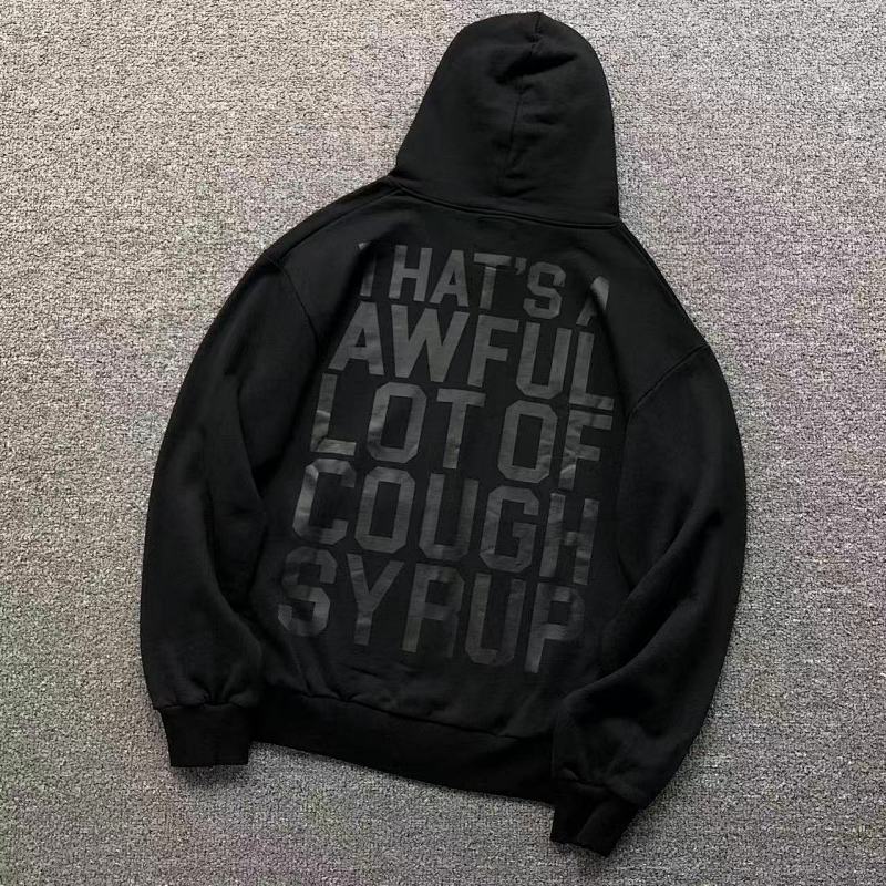 COUGH SYRUP HOODIE 3109204472（im 170cm 60kg i wear size M in the phot）