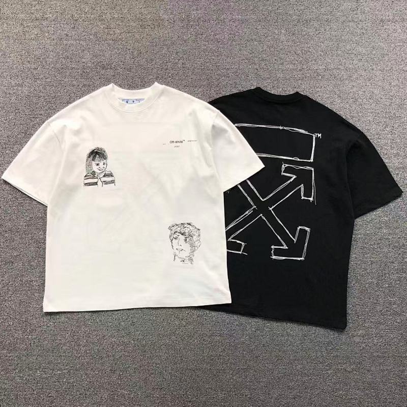 OFF-WHITE T-SHIRT 4123040165（im 170cm 60kg i wear size S in the phot）