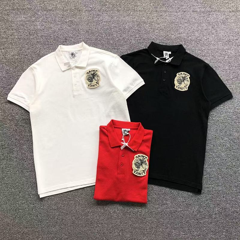 SAINT VANITY POLO 1108050572（im 170cm 60kg i wear size M in the phot）