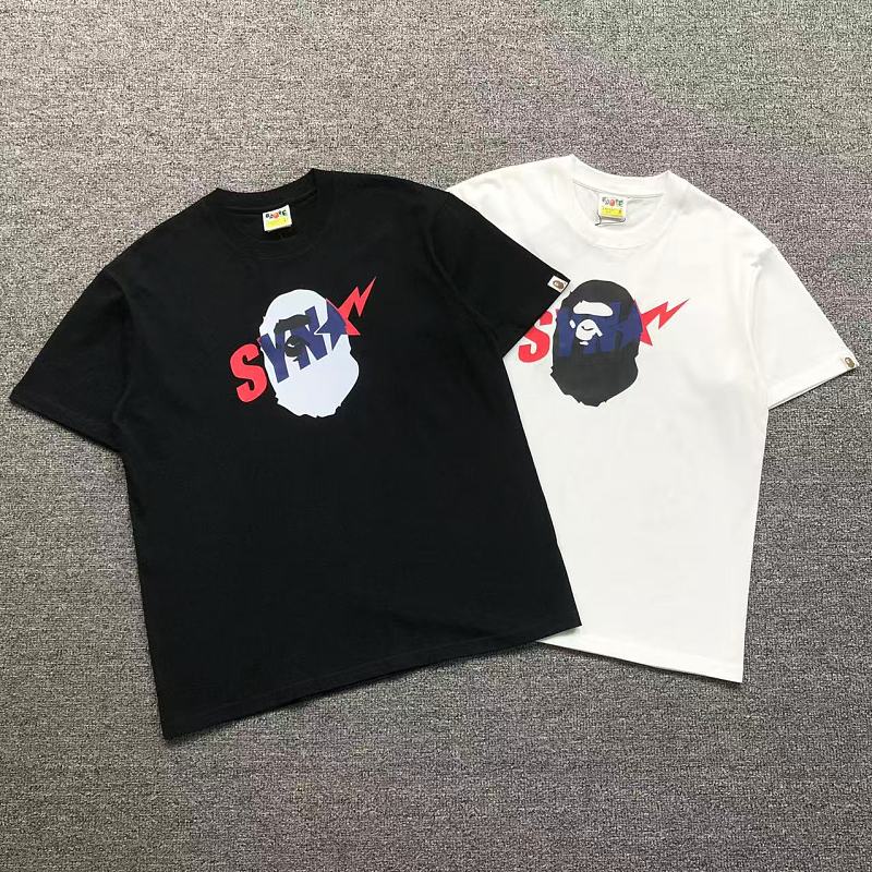 BAPE T-SHIRT 124150631（im 170cm 60kg i wear size L in the phot）