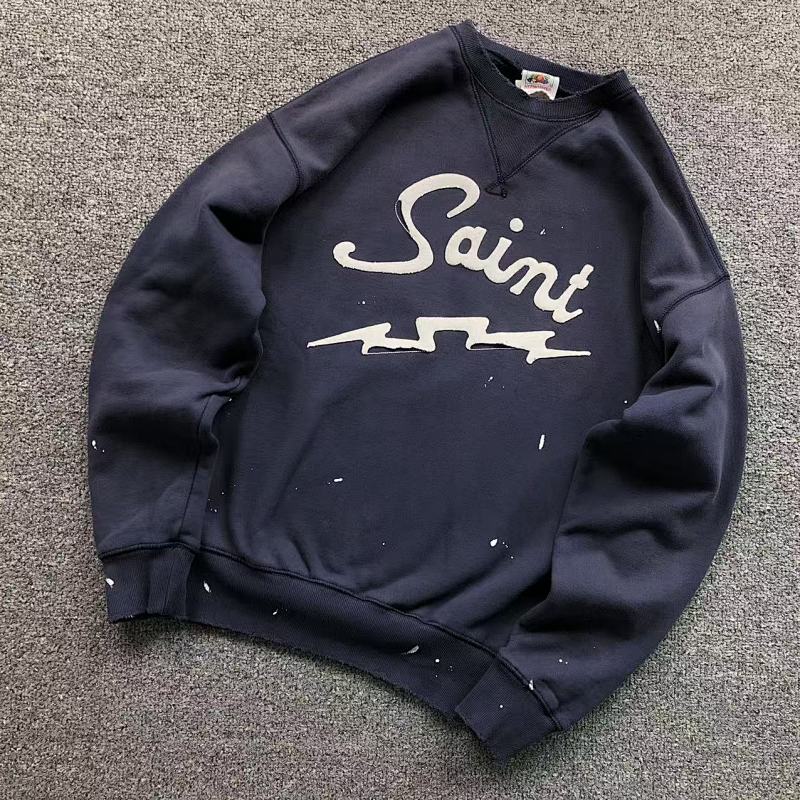 SAINT MICHAEL HOODIE 310819181（im 170cm 60kg i wear size S in the phot）
