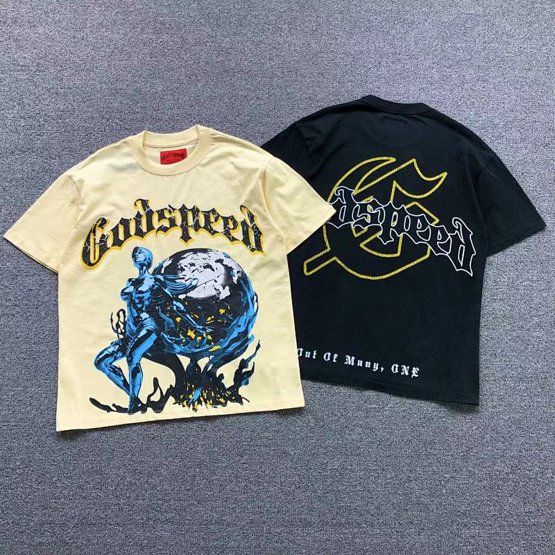 GODSPEED T-SHIRT 213121417（ im 170cm 60kg i wear size S in the phot）