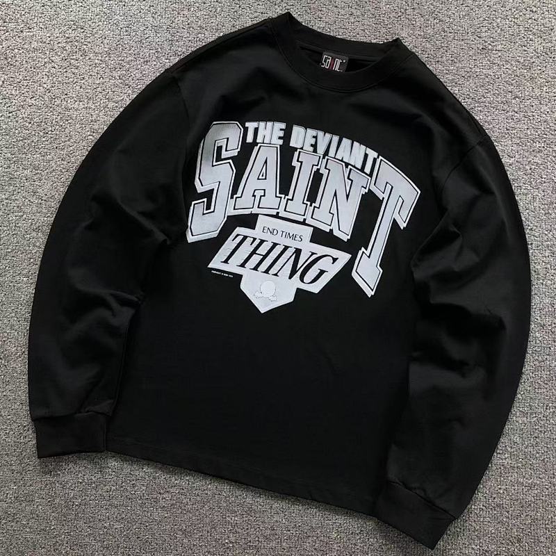 SAINT MICHAEL LONG SLEEVED 3110081717（im 170cm 60kg i wear size S in the phot）
