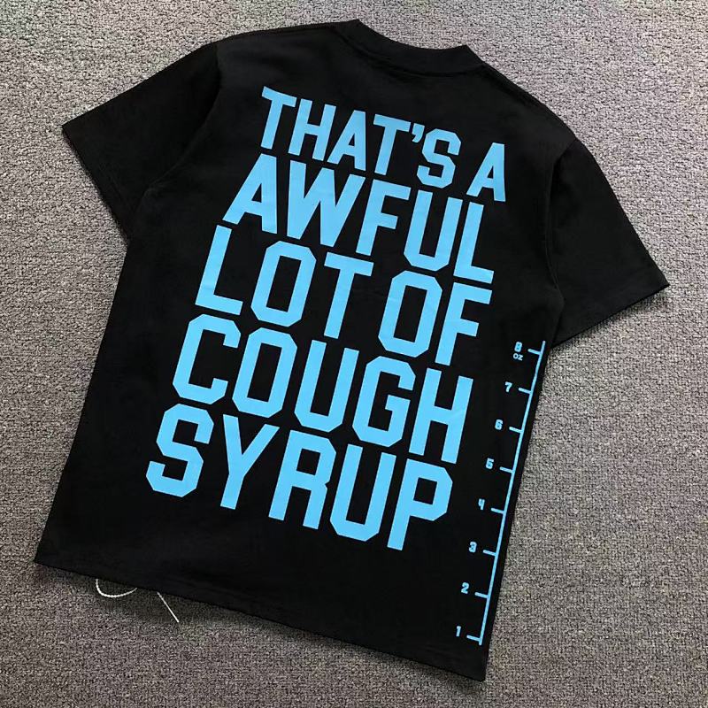 COUGH SYRUP T-SHIRT 3201203072（im 170cm 60kg i wear size M in the phot）