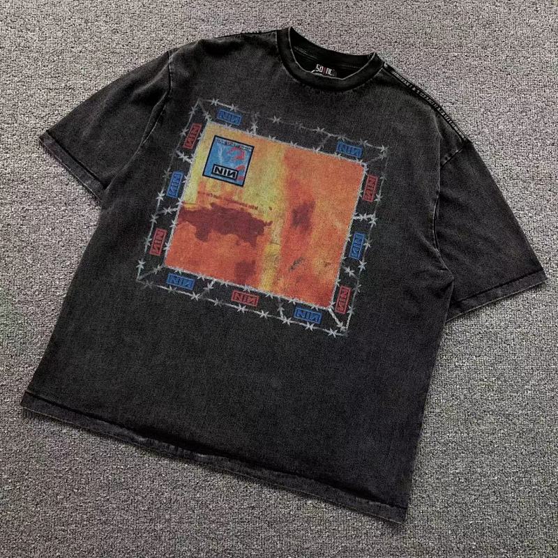 SAINT MICHAEL T-SHIRT 213063217（im 170cm 55kg i wear size L in the phot）