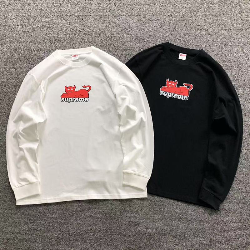 SUPREME LONG SLEEVED 592710123（im 170cm 60kg i wear size M in the phot）