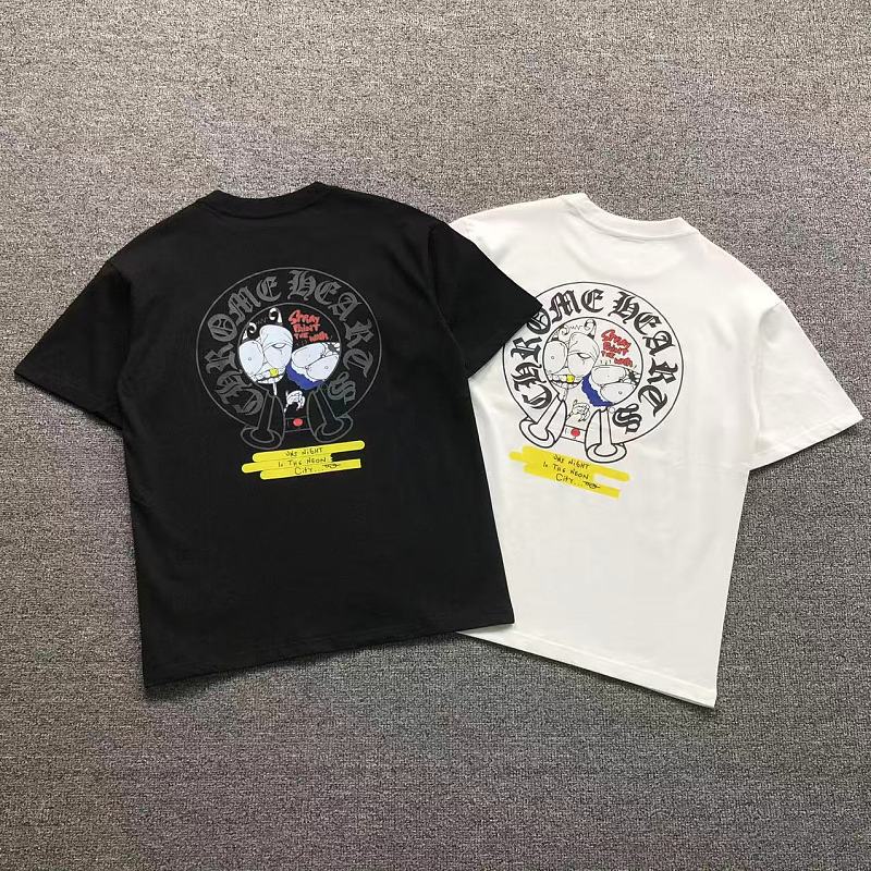 CHROME HEARTS T-SHIRT 42061231144（im 170cm 60kg i wear size M in the phot）