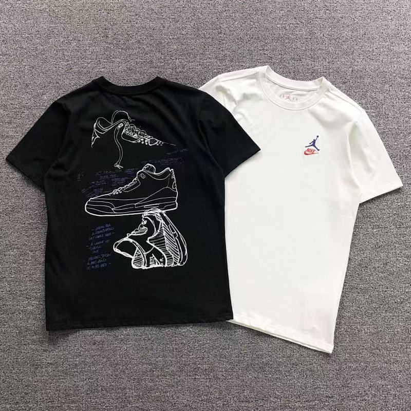 NIKE AIR JORDAN T-SHIRT 3104262219（im 170cm 60kg i wear size L in the phot）